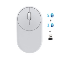 Bluetooth 5.0/3.0 Wireless 2.4G Mouse Rechargeable Silent Optical Mause 3D USB Computer Mice For Xiaomi Notebook