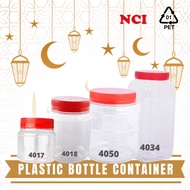 "NCI" Air tight Plastic Bottle Container (Red Lid) 4017/4018/4050/4034