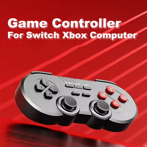 1PCS Wireless Bluetooth Controller For Switch PC Mobile Phone Computer 2.4G Gamepad Joystick Mini Ga