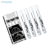 COLO 4Pieces White Paint Pen Waterproof Paint Marker White Paint Pen White Marker Paint Pen For Car 