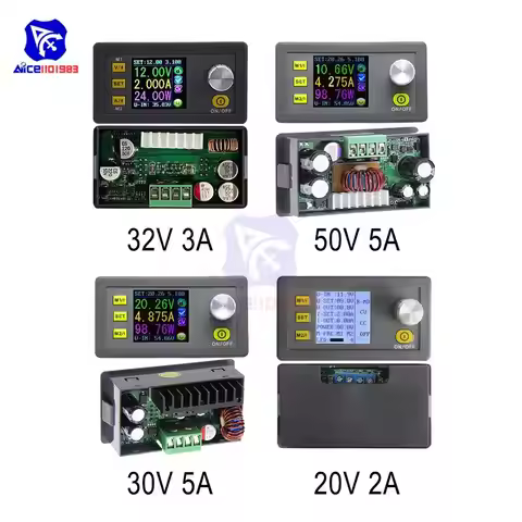 diymore DPS5005/DPS3005/DPS3003/DP50V5A/DP20V2A Digital Adjustable Programmable Step-Down Buck Conve