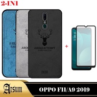 LAYAR DEER Case Oppo F11 A9 A9x 2019 Softcase Motif Jeans Casing Handphone hardcase silicon latest F