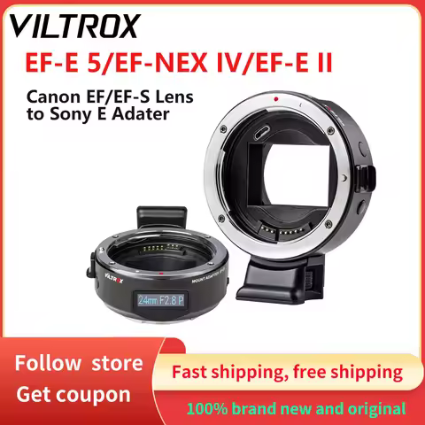 Viltrox EF-E5 Canon EF Lens to Sony E Lens Adapter Auto Focus Full Frame 0.71x Speed Booster to A1 A
