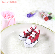 FactoryOutlete🧸Cheap💕 5cm Doll Shoes DENIM Canvas Toy Shoes1/6 BJD สำหรับตุ๊กตารัสเซีย sneackers