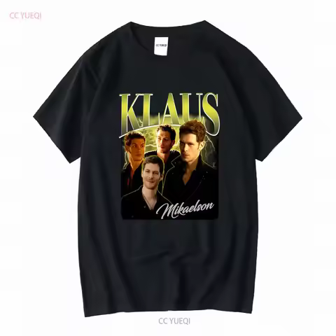 Klaus Mikaelson T Shirt SweaT Joseph Morgan long or short sleeves vintage Washed Stylish Top For Eve