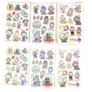 Labubu Tattoo Sticker Random Design Childhood Toys Kedai Borong Mainan Zaman Dulu