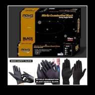 HITAM Black Nitrile Gloves Free Powder - Xs