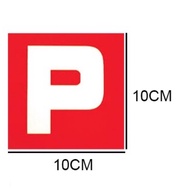 L / P License Sticker for Cars & Motor, Pelekat L / P license Kereta & Motor