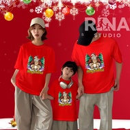 &COD RINA STUDIO Christmas Festival Party Team shirt Red 2026 Family Round Neck t-shirt 10.30 7