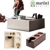 MARTIN1 Espresso Tamping Holder Station, Removable Adjustable Espresso Knock Box, Professional Slip 