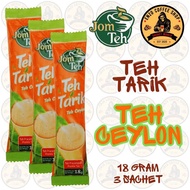 JOM TEH / TEH TARIK / TEH CEYLON / INSTANT MILK TEA DRINK LOOSE PACK & TRIPLE SACHETS /  CEYLON MILK
