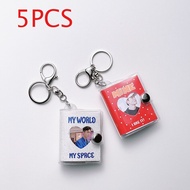 2-inch MINI Photo Album, Keychain, Headshot, Celebrity Photo Storage Book, Mini Photo Album