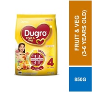 Dumex Dugro Step 4 Fruit &amp; Veg Growing Up Milk Formula 3-6 years (850g)