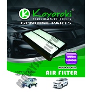 PERODUA TOYOTA KEMBARA(J100)1.3 AVANZA(F600)1.3 PENAPIS AIR FILTER RDH-87Z09-P 17801-87Z09 17801-67R