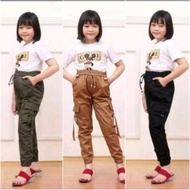 JOGGER CARGO PANTS FOR GIRLS AGED 5-11 YEARS BEST SELLING CHILDREN'S CARGO PANTS