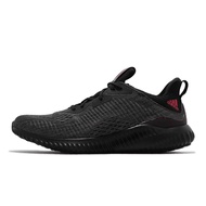 100% Original adidas Jogging Shoes Alphabounce 1 Black Red Men's Comfortable Cushioning Reflective Sneakers [ACS] GV9746