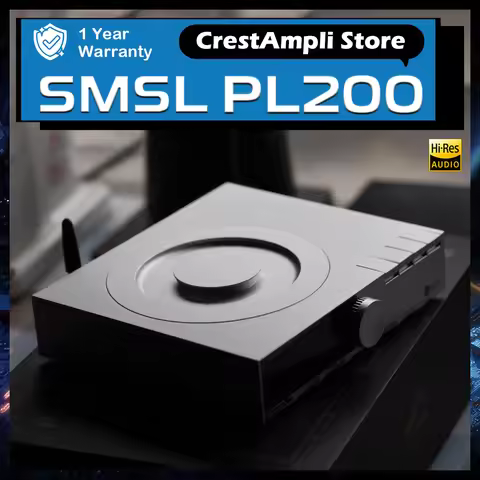 SMSL PL200 Hi-res Class CD Player Digital Audio MQA DAC AK4499EX DSD512 LDAC Aptx-HD 32bit/768kHz Bl