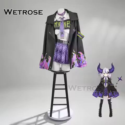 【Wetrose】Pre-Order Hololive JP Vtuber La+ Darknesss Laplus Gothic Cosplay Costume