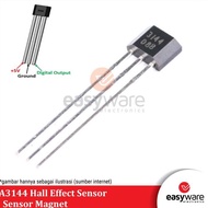 A3144 A3144E OH3144E Hall Effect Sensor Magnet Sensor a 3144 easywa53 Get it Now