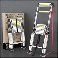 Adjustable Retractable Telescoping Ladder Extension Telescopic Collapsible, 12.5 FT Rv Telescope Fol