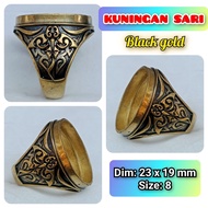 Brass bronze agate ring 25 agate ring agate stone