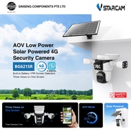 VStarcam BG621SR-TZ 4G SIM Camera – 3 Lens, 3 View, 8000mAh Battery + Solar Panel, IP66 Outdoor Secu