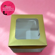 8x8x4 Cake Box with Window 10 pcs