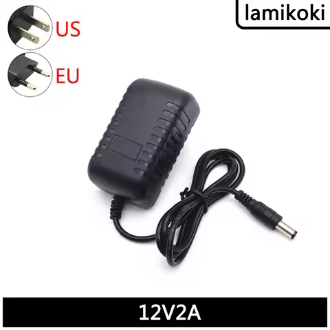 12V 2A Power Adapter Lengthened 2m 3m Line Interface 5.5*2.1MM Fire Bull Transformer 12V 2.0A