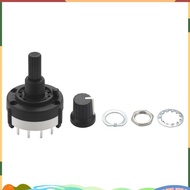 3P4T 3 Pole 4 Position Single  Band  Rotary Switch w Knob