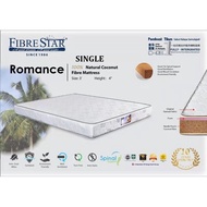 【JFW】 Fibre Star Full Coconut Fibre Single Size Mattress Romance (SINGLE)