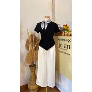 MONOCLOTHING - SCRAFT TOP - PLAIN TOP WITH NECK STRAP TOY - ELEGANT WOMEN'S TOP