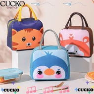 CUCKO Cartoon Lunch Bag, Thermal Bag Portable Insulated Lunch Box Bags,   Cloth Lunch Box Accessories Thermal Tote Food Small Cooler Bag