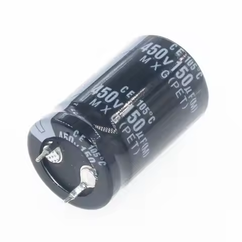 2PCS 150uF 450V 150MFD 450WV Aluminum Electrolytic Capacitor 25*30mm Radial