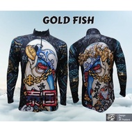GOLD FISH เสื้อตกปลาแขนยาว JK Thailand กันยูวี ป้องกันรังสี UV 80%