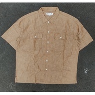 KEMEJA SKENA Y2K BOXY SHIRT OUTER PAISLEY BANDANA 3D GRAPHIC STRIPES FULL PRINT UNIQLO X JW. ANDERSO