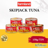 NEW [BenMart Dry] Farmland Tuna (Onion/Chunk Brine/Chunk Oil/Flakes/Sandwich) Bundle of 2 x 185g - Halal - Thailand