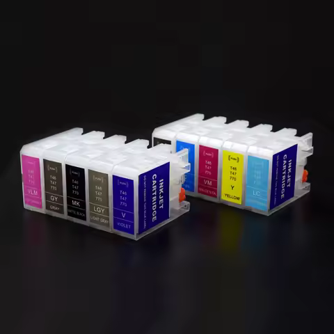 T46S T47A Refillable Ink Cartridge Without Chip For Epson SureColor SC-P700 SC-P900 P700 P900 Printe