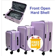 Front Opening Hard Case Luggage Expandable Luggage Durable