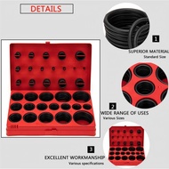 SET 419 PCS Oring O Ring O-Ring Seal Black Rubber Nitrile Rubber NBR Universal Seal Sil Gasket Rubbe