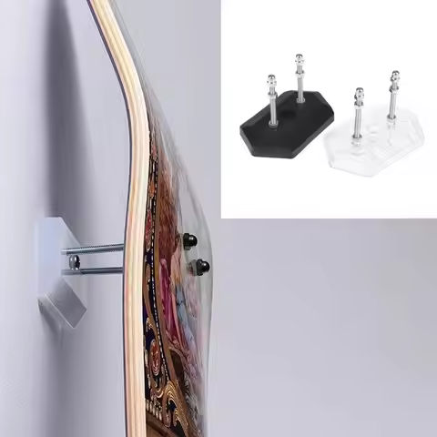 Practical Skateboard Wall Mount Longboard Deck Rack Simple Installation Display Holder for Home and 