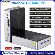 GMKtec G9 Intel N150 Mini PC 2025 NEW LINUX System 4-Bay All-Flash NAS 4*M.2 NVMe Slots Mini PC