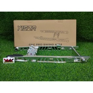 Swing Arm CNC Y15 Y16 King Drag Panjang +2inci SILVER