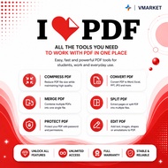[24/7 Instant] ILOVEPDF PDF Editor Pro Original Account 1 Month PDF Converter