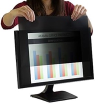 20 inch Computer Privacy Screen (16:9) - Black Security Shield - Desktop Monitor Protector - UV & Bl