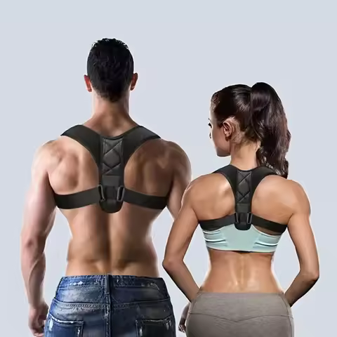 Rear posture correction belt, hornet prevention, sitting posture correction, unisex, breathable, bod