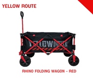 YELLOW ROUTE RHINO FOLDING WAGON - BLACK/RED