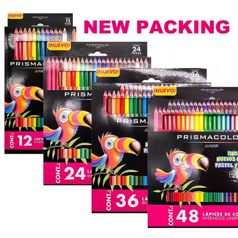 Prismacolor 12/24/36/48 Colors Oil Colored Drawing Pencil Set Wood Colour Pencils for Sketch School 