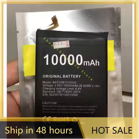 3.85V 10000mAh BAT20M1310000 Battery For Doogee S88 S88Pro Smart Phone