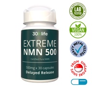 Delay Release Capsules 500mg x 30 NMN [NO FILLERS] Purity 99% LAB CERTIFIED EXTREME NMN Supplement