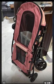 雙層寵物推車 靚粉紅色